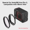 PULUZ Metal Filter Holder for Insta360 Ace Pro 2 (Black) - 6
