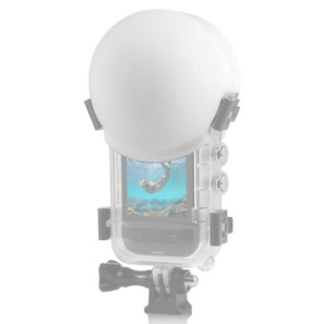 Insta360 X5 PULUZ Invisible Dive Case Lens Guard Silicone Cover - 1