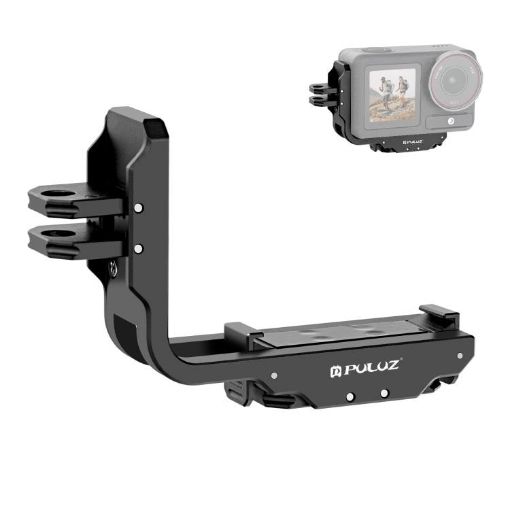 DJI Osmo Action 5 Pro/4 PULUZ Quick Release Magnetic L Bracket - 1