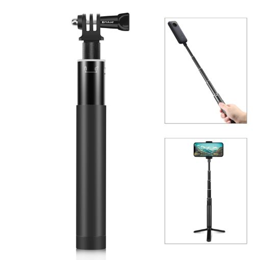 PULUZ 70cm Selfie Stick Monopod with Invisible Adapter for Insta360 - 1