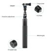 PULUZ 70cm Selfie Stick Monopod with Invisible Adapter for Insta360 - 4