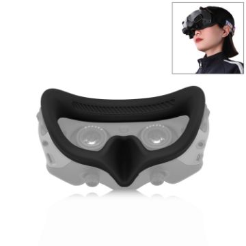 DJI Avata Goggles 2 PULUZ Eye Mask Silicone Case (Black) - 1