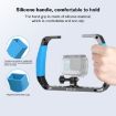 PULUZ Dual Handles Diving Rig for GoPro, DJI, Insta360 (Blue) - 5
