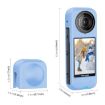 PULUZ Blue Dust-proof Silicone Case for Insta360 X4 Full Body - 3