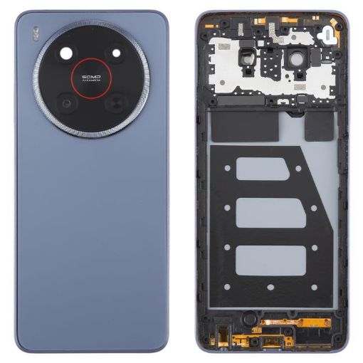 ZTE Blade V70 Max Back Cover & Frame with Camera Lens (Purple) - 1