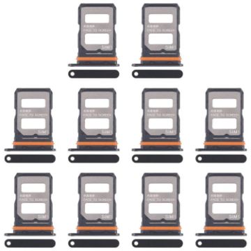Xiaomi 14T Pro 5G SIM Card Tray Set - 10pcs (Black) Original - 1