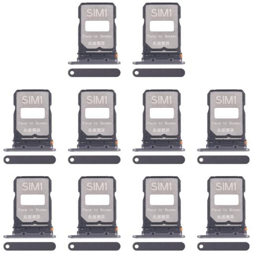 For Xiaomi Poco F7 Pro 10pcs Original SIM Card Tray - Black - 1