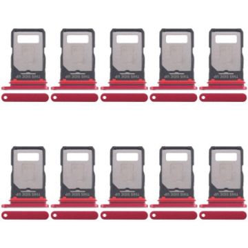 Motorola Edge 40 XT2303-2 SIM Card Tray + Holder Red 10pcs Original - 1