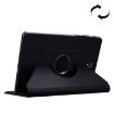 Galaxy Tab S4 10.5 Leather Case, 360 Rotation, Holder, Black - 1