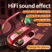 T2 Bluetooth 5.0 TWS True Wireless Earphones with Charging Box (Red) - 5