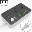 LDNIO SC3604 Multi-function 6 USB Ports Socket, 2m Cable, US Plug - 1