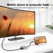 Dual HDMI USB-C/Type-C HUB Docking Station (Grey) - 2 in 1 Multifunction - 2