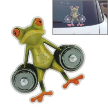Frog Pattern Car Sticker - 15.5x12.5 cm Size - 1