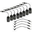 Black CCTV Camera BNC Video Balun Transceiver Equipment - 1