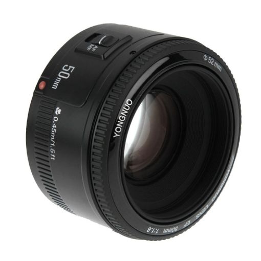 YONGNUO 50mm F1.8 Prime Lens for Canon Camera - 1