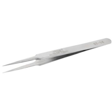 VETUS ST-14 Precision Stainless Steel Tweezers - 1