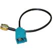 Fakra Z Female to RP-SMA Male Adapter Cable/Antenna Connector - 3
