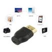 Gold Plated HDMI Male to Micro HDMI Female Adapter (Black) - 3