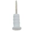 100 PCS Earphone Slot Anti-dust Stopper for iPhone & iPad (White) - 2