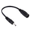 DC Power Connector Cable, 5.5x2.1mm Female to 3.5x1.35mm Male, 15cm - 1
