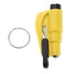 2 in 1 Car Emergency Hammer/Key Chain/Knife Tool (Yellow) - 3