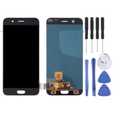 OPPO R11 Black LCD Screen & Digitizer Full Assembly (Original) - 1