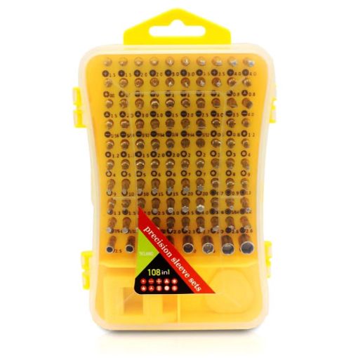 108 in 1 S2 Tool Steel Precision Screwdriver & Nutdriver Kit - 1