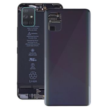 Galaxy A51 Original Black Battery Back Cover - 1