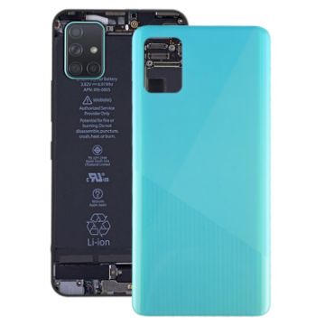Galaxy A51 Original Blue Battery Back Cover - 1