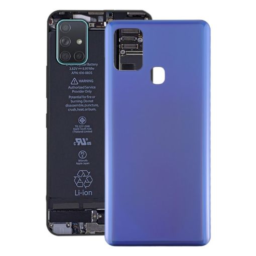 Galaxy A21s Battery Back Cover, Blue - For Samsung - 1