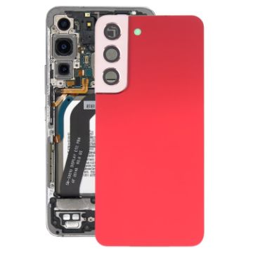 Samsung Galaxy S22 5G SM-S901B Red Back Cover with Camera Lens - 1
