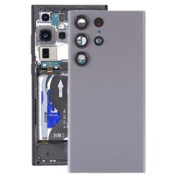 Galaxy S23 Ultra SM-S918 Back Cover with Camera Lens (Grey) - 1