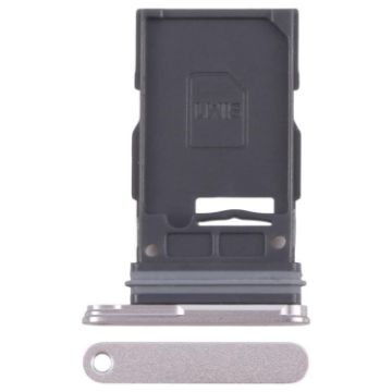 Original Silver SIM Card Tray for Samsung Galaxy S24 FE SM-S721B - 1