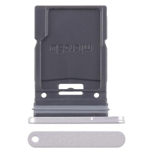 Samsung Galaxy Tab S10+/Ultra SM-X820/X920 SD Card Tray Silver - 1