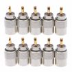 10 PCS PL-259 Male UHF Connector Plugs for RG8X Coax Cable - 2