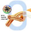 Gold Plated CAT7 Flat Ethernet Cable 10Gbps 25m RJ45 LAN Network - 4