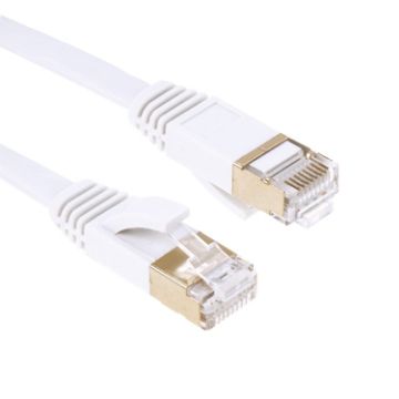 CAT7 Ultra-thin Flat Ethernet LAN Cable 10Gbps 30m Gold Plated RJ45 - 1