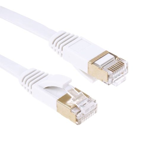 CAT7 Ultra-thin Flat Ethernet LAN Cable 10Gbps 30m Gold Plated RJ45 - 1