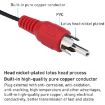 3.5mm Stereo to RCA Male Audio Cable, 2.7m Length - 3