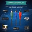 AV 3 RGB Male to Male Cable, 1.5m Length - 4