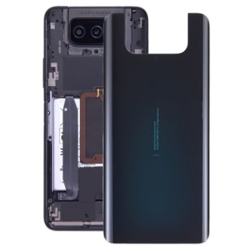 Asus Zenfone 7 ZS670KS Black Glass Battery Back Cover - 1