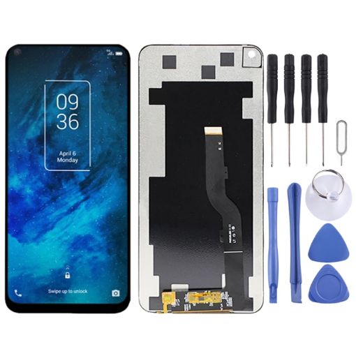 TCL 10 5G T790Y OEM LCD Screen with Digitizer Assembly (Black) - 1