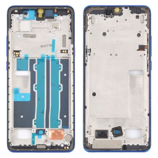 TCL 10 Plus T782H Blue Front Housing LCD Frame Bezel Plate - 1