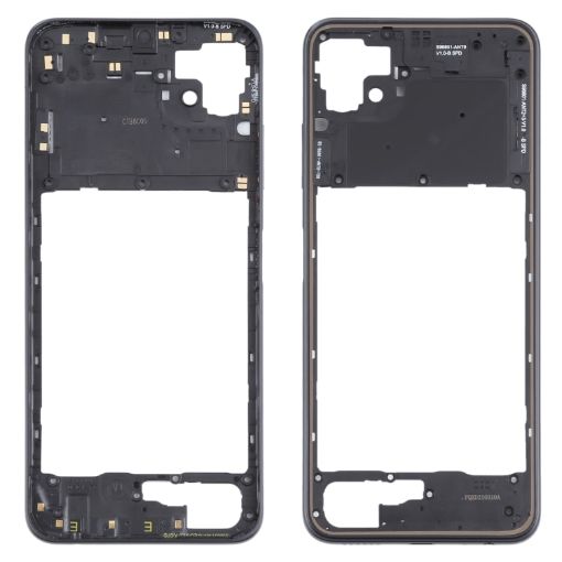 Samsung Galaxy A22 5G Black Middle Frame Bezel Plate - 1