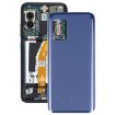 Asus Zenfone 8 ZS590KS Dark Blue Glass Battery Back Cover + Adhesive - 1