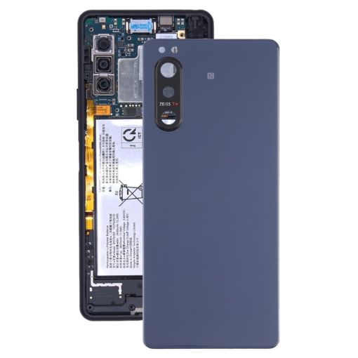 Sony Xperia 5 II Blue Battery and Camera Lens Back Cover - 1