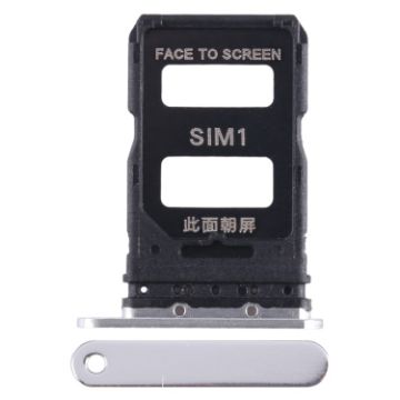 Xiaomi 13 Pro Silver SIM Card Tray Replacement - 1