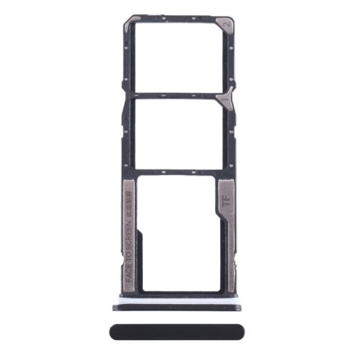 Xiaomi Redmi A2 SIM & Micro SD Card Tray Set (Black) - 1