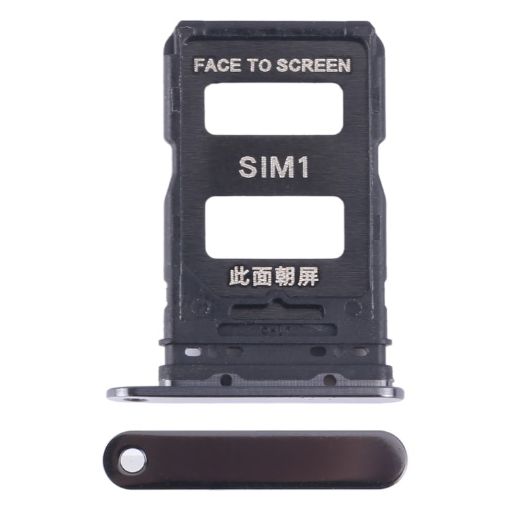 Xiaomi 14 Black Dual SIM Card Tray Replacement - 1