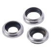 iPhone 16 Pro Max Camera Lens Cover Set (3pcs, Silver) - 3